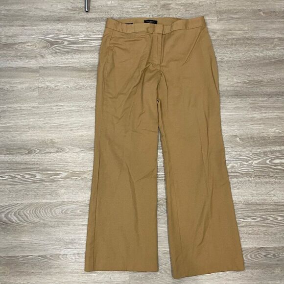 Talbots Heritage Wool Straight Pantsin Tan Camel, 12 Petite - Picture 1 of 10